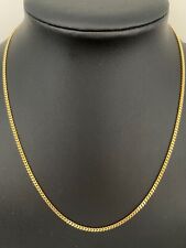 WUNDERSCHÖNE  MASSIVE PANZERKETTE  AUS 585er GELBGOLD WERT 1290,- €