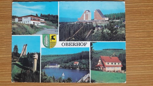 911 oberhof schanze - ak,