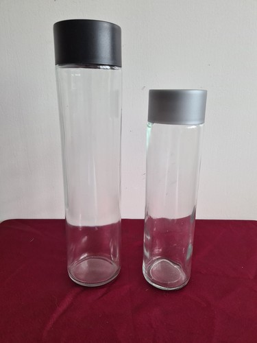 Glas trinkflasche voss leer - glas,