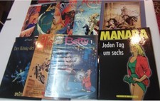 Comics Alben Kleine Sammlung Soft /  Hardcoveralben Teils noch OVP /50 Stück