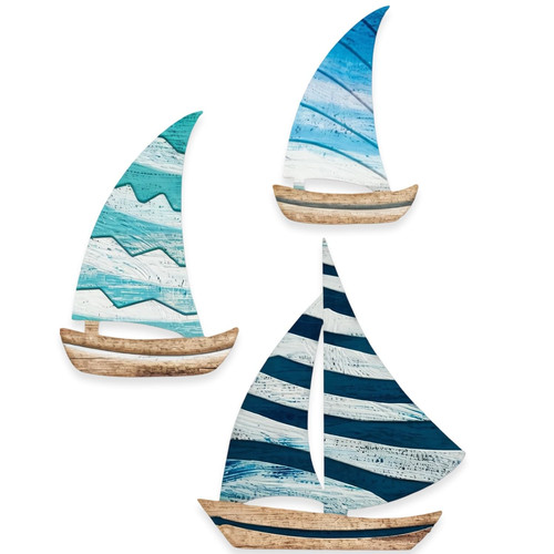 3er set maritime wanddeko - set,
