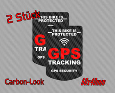 GPS Tracking Aufkleber E Bike Scooter MTB Fahrrad Mountainbike Carbon Look