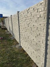 Betonzaun aus Polen 1m inkl. Lieferung & Montage | Sichtschutz 2m | Lärmschutz