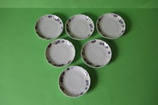 Eschenbach Bayreuth Veilchen 6 Canapeeteller Teebeutelablage 11 cm 6 Stück