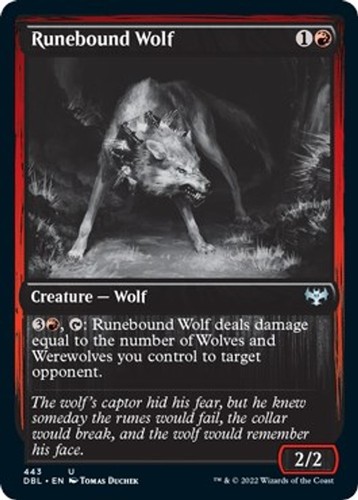 Runebound wolf dbl - runebound,