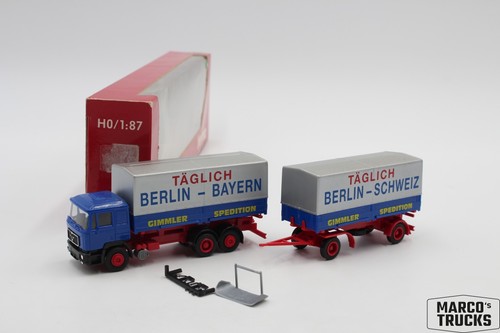 Herpa man f90 - f90, wp-hängerzug