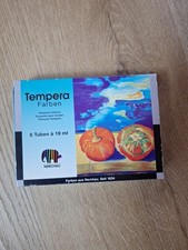 Tempera Farben 6 x 19 ml weiß