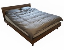 Doppelbett Eiche Dunkel mit