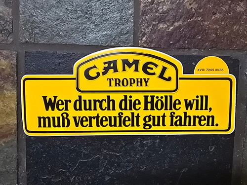 Vintage camel trophy aufkleber - camel,
