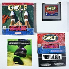 Rare US Version ©1995 NINTENDO VIRTUAL BOY Sports GOLF 3D us CIB