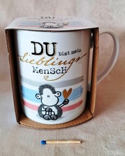 OVP XL Sheepworld Du bist mein Lieblingsmensch Sammel Tasse Kaffee Becher Mug