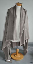 Flamant 125x165cm taupe 39% Pashmina 45% Seide Tuch NEU ungetragen Decke