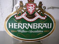 Herrnbräu Emailschild  38 X 45 cm