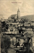 Ak Schneeberg im Erzgebirge