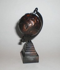 Globus Zinc-Alloy Anspitzer Bleistiftspitzer Metall Vintage!