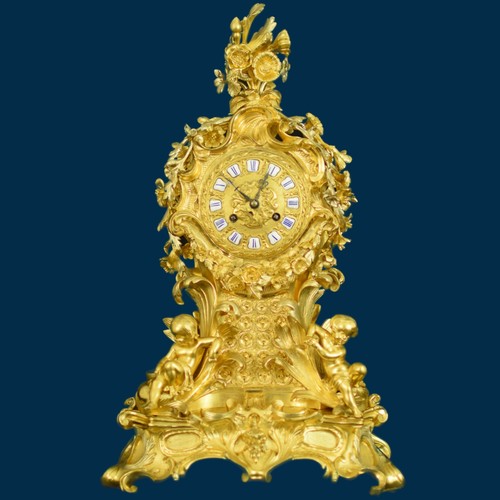 Exquisite barock kaminuhr - exquisite, barock-kaminuhr