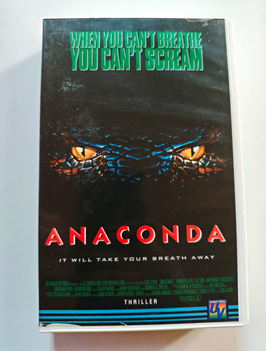Anaconda vhs thriller - vhs, thriller/mystery