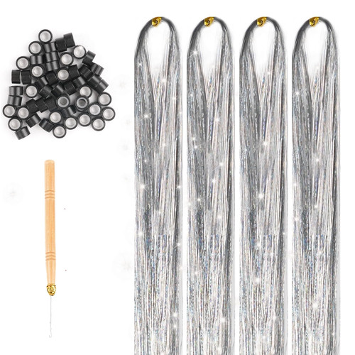 800 hair tinsel 120cm glitzer - hair, tinsel,120cm