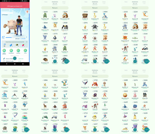 Pokémon acc lvl47 14 - go,
