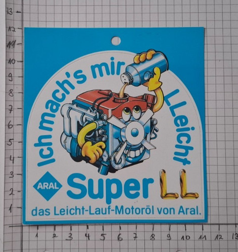 Aufkleber aral - "aral,