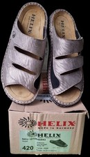 Helix Herren Pantoletten Stretch – Größe 42, Taupe, Made in Germany