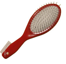 Haarbürste Feuer Rot ohne