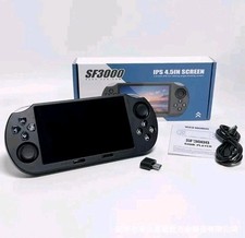 SF3000 Mini Portable Handheld Game Console 4.5 Inch IPS Screen, 23000+ Games