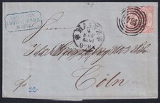 Thurn & Taxis 22 auf Brief als