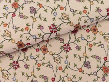 GOBELIN Stoff Dekostoff Taschenstoff Kissen Polster BLUMENRANKEN EUR 19,98/m