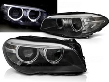 Xenon Scheinwerfer LED Tagfahrlicht für BMW 5er F10 F11 Schwarz 10-13 B-Ware*