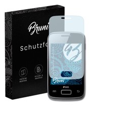Bruni 2x Folie für Samsung Galaxy Y Duos GT-S6102 Schutzfolie Displayschutzfolie