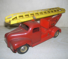 alter DDR MSB VEB Feuerwehr Bakelit Führerhaus Uhrwerk LKW Blechspielzeug