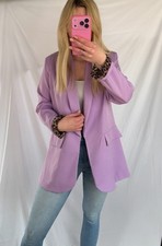 Flieder Blazer Leo Muster Neu