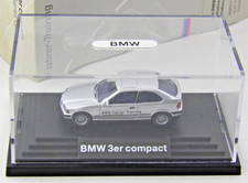 Wiking Werbemodell 1:87 - BMW 3er compact Fahrertraining- silber - BMW 7b - OVP