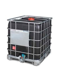 1000 L IBC Container NEU Lebensmittelecht Schwarz Wassertank Gartenwasser