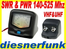 SWR PWR Meter Stehwellenmessgerät Betriebsfunk Amateurfunk 140-525Mhz UHF RX40