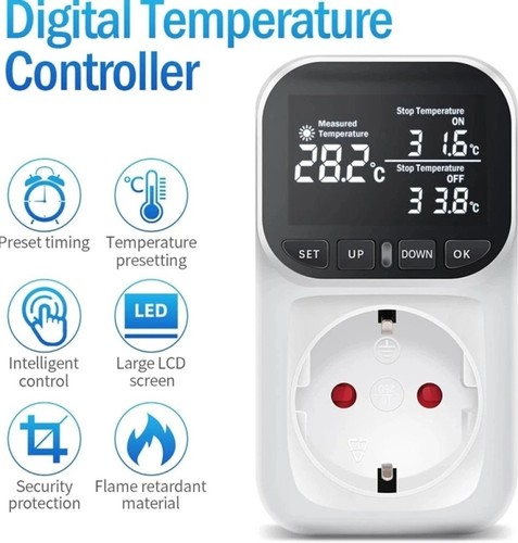 Temperaturregler steckdose - temperaturregler,