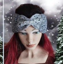 Stirnband gehäkelt, Neu, Handarbeit 