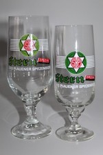 2 Stck. ältere Bier Sammel Gläser Tulpen VEB Sternquell Brauerei Plauen DDR