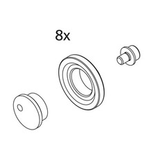 Kermi EBIN008 Set Laufrollen