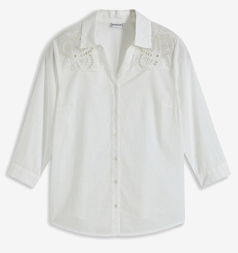 Bluse mit lochstickerei - lochstickerei, 52