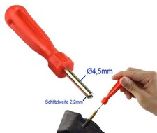 Auto Fahrrad Reifen Ventil Montage Demontage Schlüssel im Schraubenzieher Format