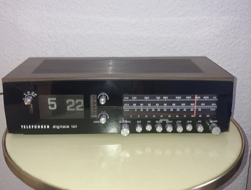 70er klappzahlen radio wecker - radio,