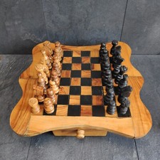 Schach Spiel Brett Mit Figuren