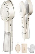 Wäsche Dampfgarer, Dampf & Bügeleisen & Presse 3 in 1, Dual Voltage 110-240V Reisebügeleisen