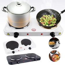 Elektro Kochplatte Doppelkochplatte Kochfeld Herdplatte Camping 2000W elektrisch