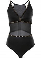 Neu Sexy Stringbody mit Nieten