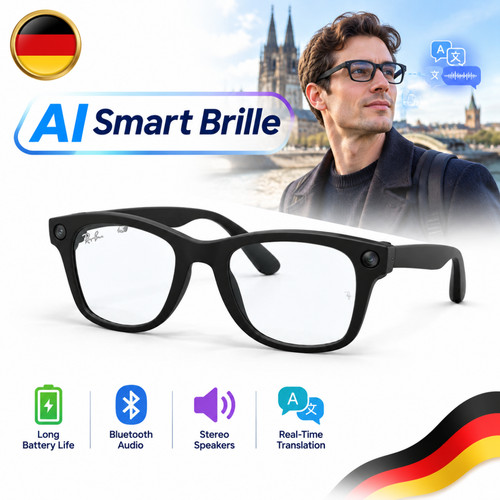 Smart brille 8mp kamera - brille,