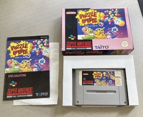 Snes puzzle bobble ovp - puzzle, mit