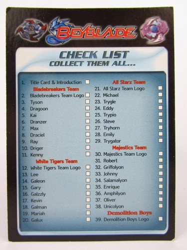 Carte beyblade trading cards - carte,